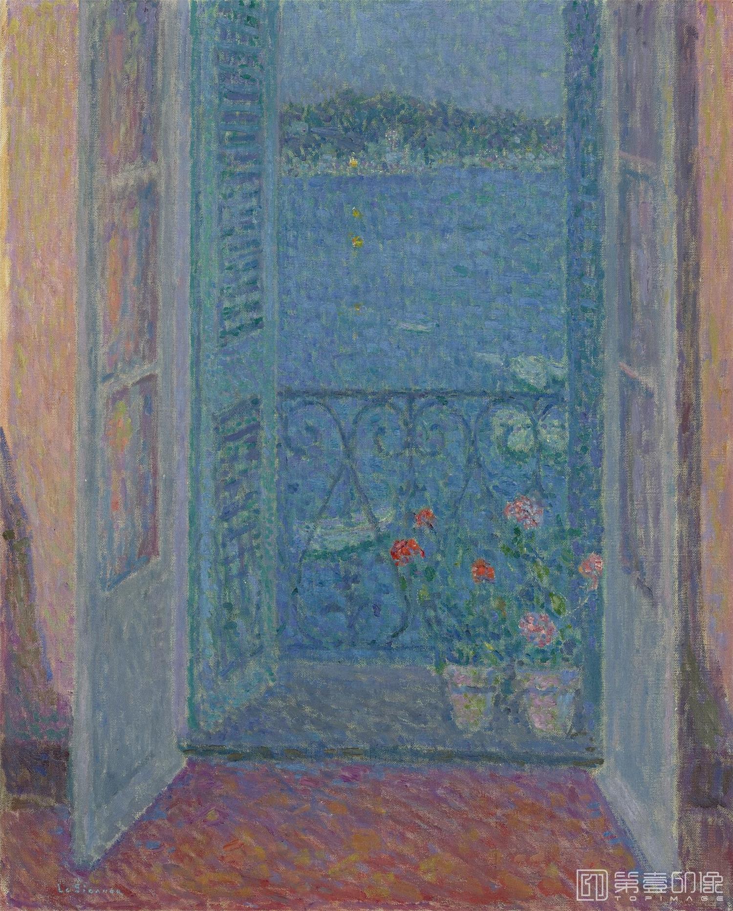 油画-FENETREAUCREPUSCULE,VILLEFRANCHESURMER